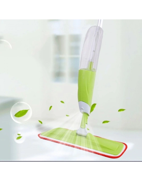 ®  Döner Başlıklı Spreyli Mop Parke Ahşap Fayans Temizleyici Su Hazneli Sihirli Paspas