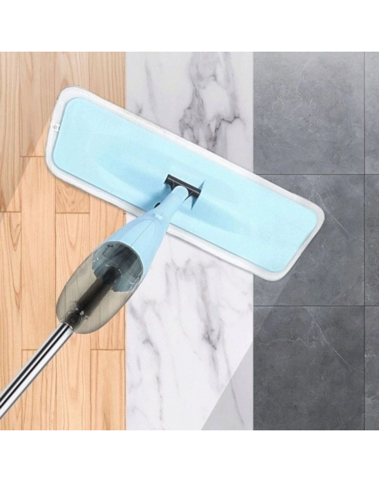 ®  Döner Başlıklı Spreyli Mop Parke Ahşap Fayans Temizleyici Su Hazneli Sihirli Paspas