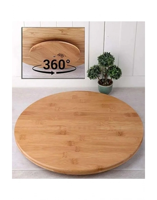 Dönerli Bambu Pizza Tahtası 32 Cm Royaleks-DPT32