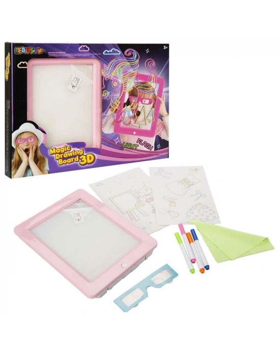 ® DOODLE 3D SİHİRLİ ÇİZİM TAHTASI PEMBE VEYA BEYAZ