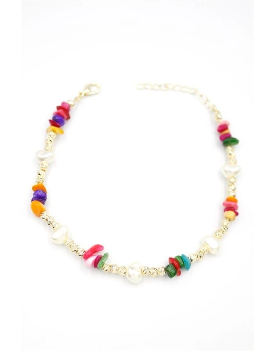 Dorika Taş Halhal - ÇOK RENKLİ