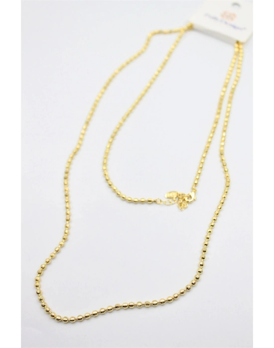 Dorika Zincir Kolye- 90 cm - Altın