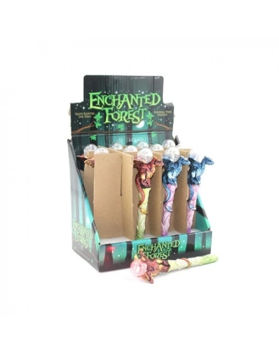 Dragonlu Polyester Işıklı Tükenmez Kalem