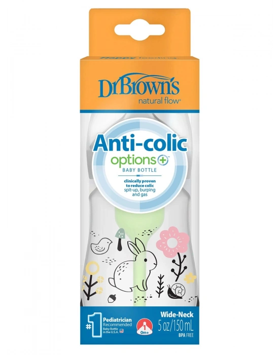 Dr.Browns Geniş Ağız PP Antikolik Options Biberon 150 ml Kız