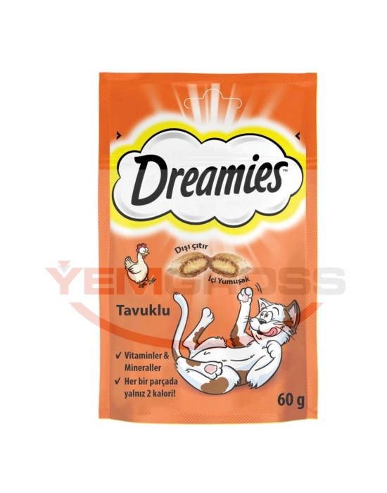 Dreamies Tavuklu Kedi Ödülü - 60 Gr