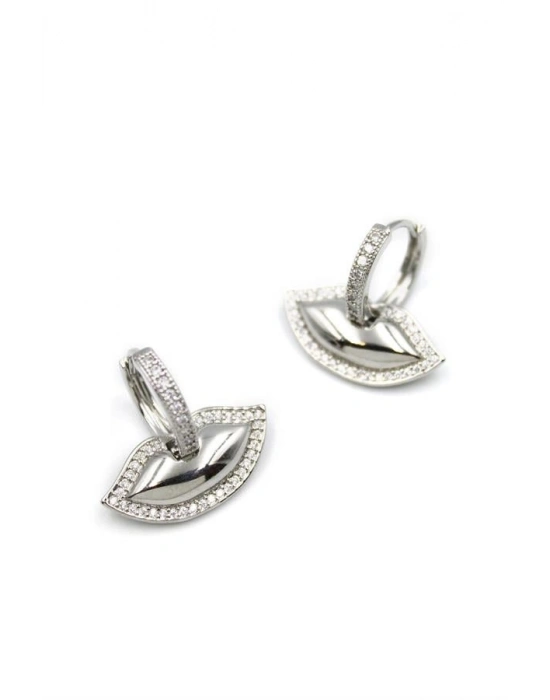 Dudak Küpe - Gümüş