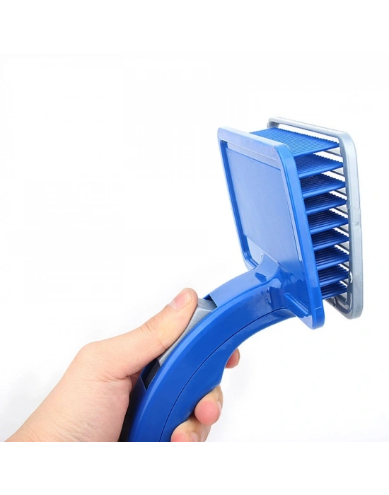 Düğmeli Kendini Temizleyen Fırça - Evcil Hayvan Tüy Tarağı