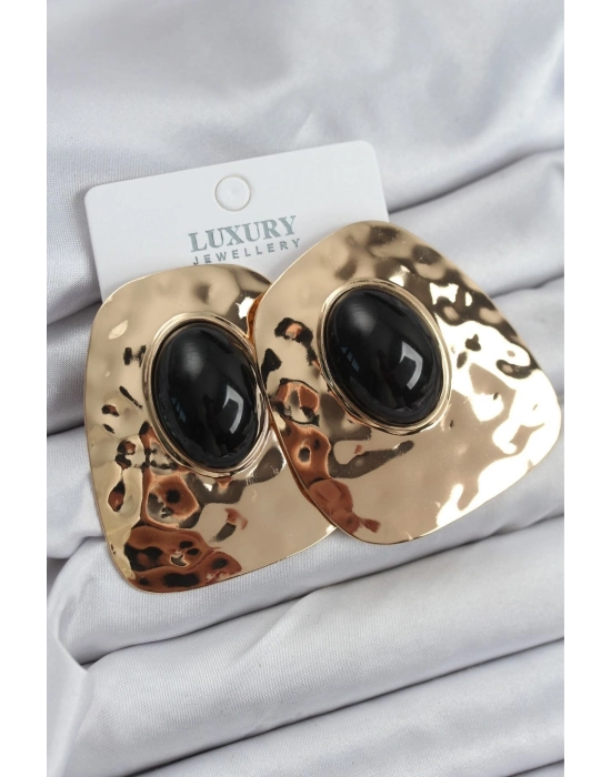 Pirinç Gold Renk Vintage Kadın Küpe