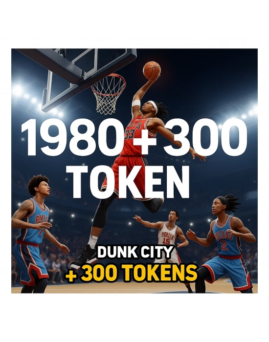 Dunk City Dynasty 1980 + 300 Tokens
