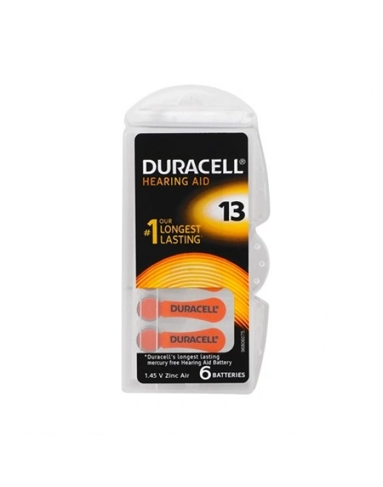 Duracell 13 Numara İşitme Cihazı Pili 6lı Paket
