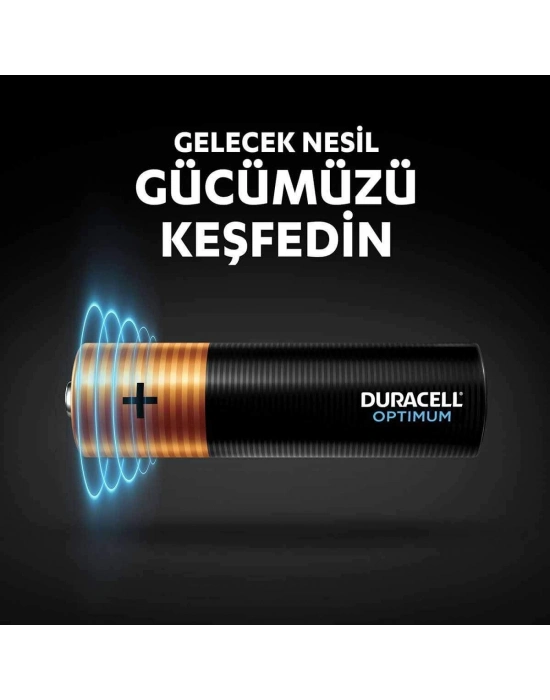 Duracell 4Lü Optimum AA Kalem Pil