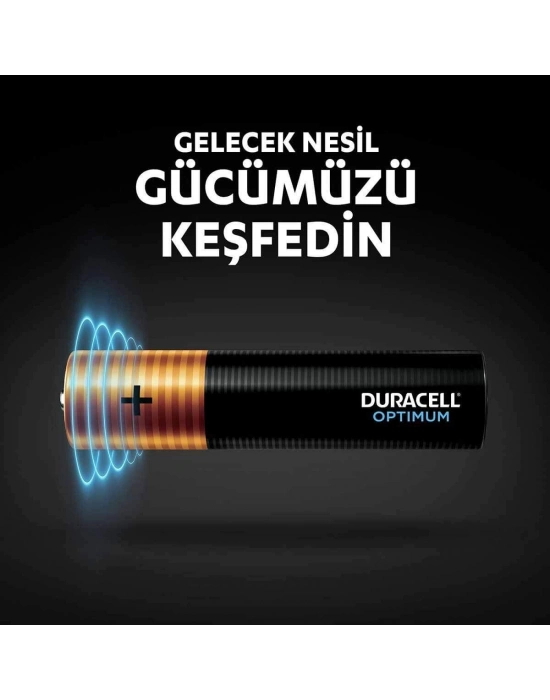 Duracell 4Lü Optimum AAA Kalem Pil