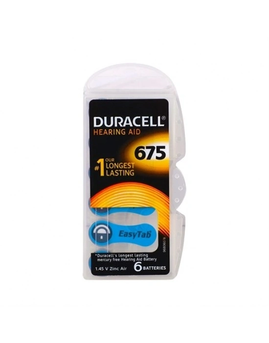 Duracell 675 Numara İşitme Cihazı Pili 6lı Paket