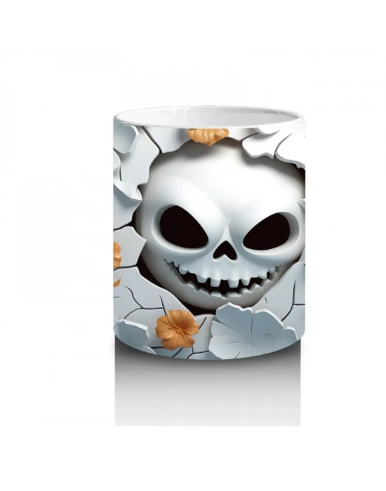 Duvar Çatlağında Gizlenen Kabak Gülümsemesi – Hediyelik Kahve Kupası