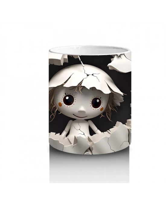 Duvar Yarığından Bakan Ürkek Gözler – Hediyelik Kahve Kupası