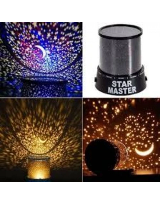 Duvara Işık Yıldız Yansıtan Star Master Gece Lambası