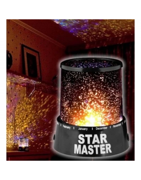 Duvara Işık Yıldız Yansıtan Star Master Gece Lambası