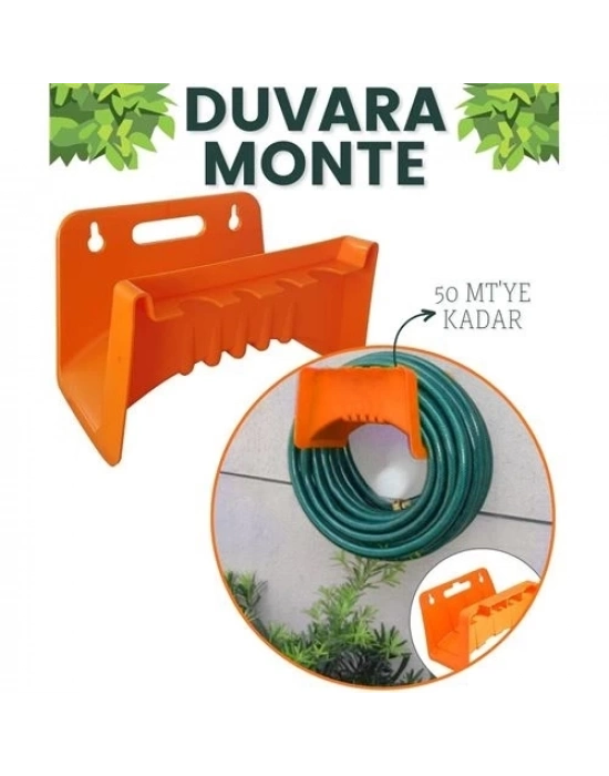 Duvara Monte Malzeme Askılı Hortum ve Kablo Askısı
