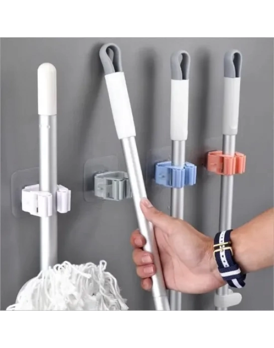 Duvara Monte Mop Paspas Tutucu 4 Adet