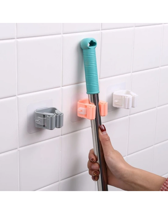 Duvara Monte Mop Paspas Tutucu 4 Adet