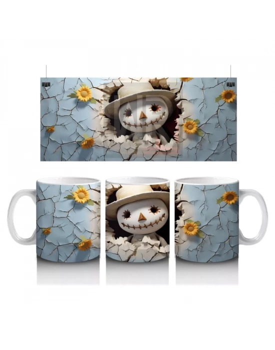 Duvardan Bakan Sevimli Gölge – Hediyelik Kahve Kupası