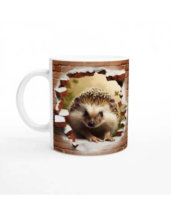 Duvarı Delen Kirpi Kupa Bardak