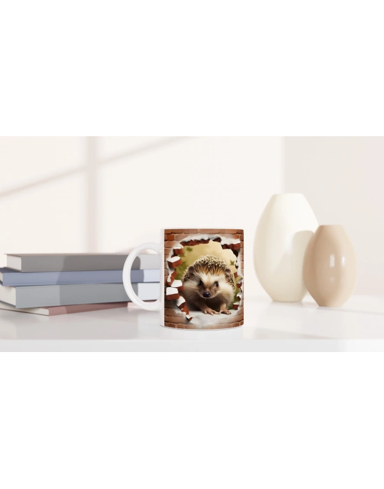 Duvarı Delen Kirpi Kupa Bardak