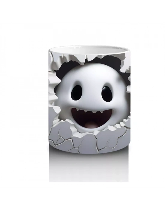 Duvarı Delen Neşeli Hayalet – Hediyelik Kahve Kupası