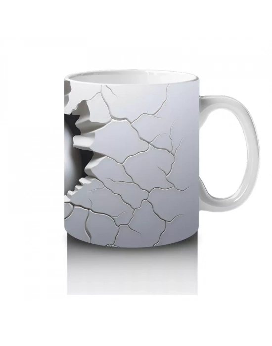 Duvarı Delen Neşeli Hayalet – Hediyelik Kahve Kupası