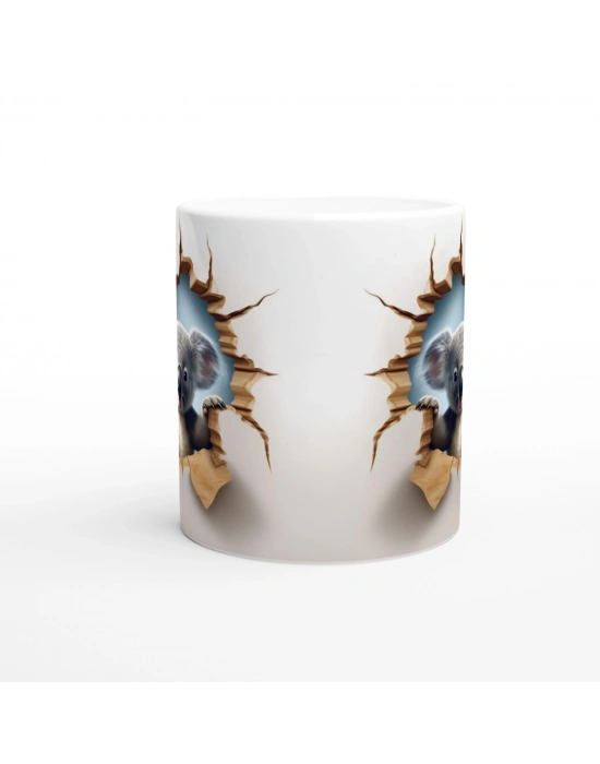 Duvarı Delen Sevimli Koala Kupa Bardak