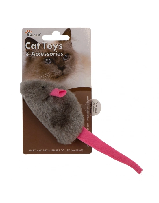 Eastland Catnipli Peluş Dijital Sesli Fare 8cm