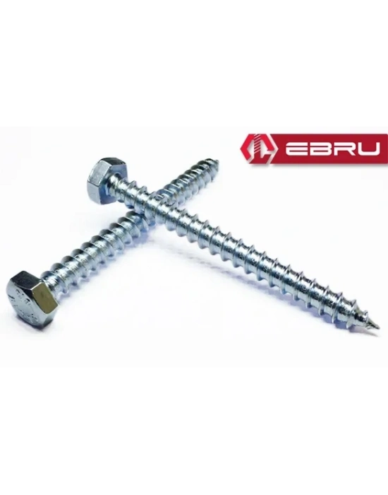 Ebru Altıköşe Başlı Trifon Vida 8x40 - 100 Adet