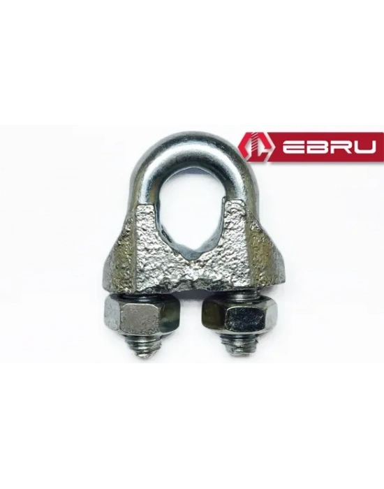 Ebru Çelik Halat Bağlama, Düğüm, Klemens 5 Mm - 5 Adet