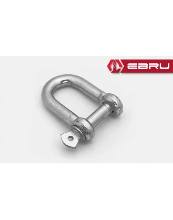 Ebru Düz Zincir Kilidi 6mm - 50 Adet