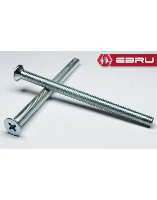 Ebru Yhb Göbek Kilit, Barel Vidası M5x70 - 100 Adet