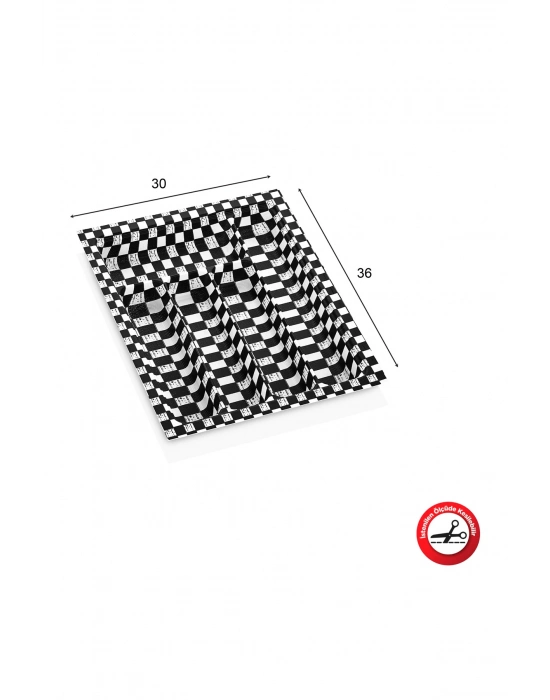 Eco Modül Kaşıklık 5 Gözlü Damalı 30x36 Royaleks-ACERO-20132