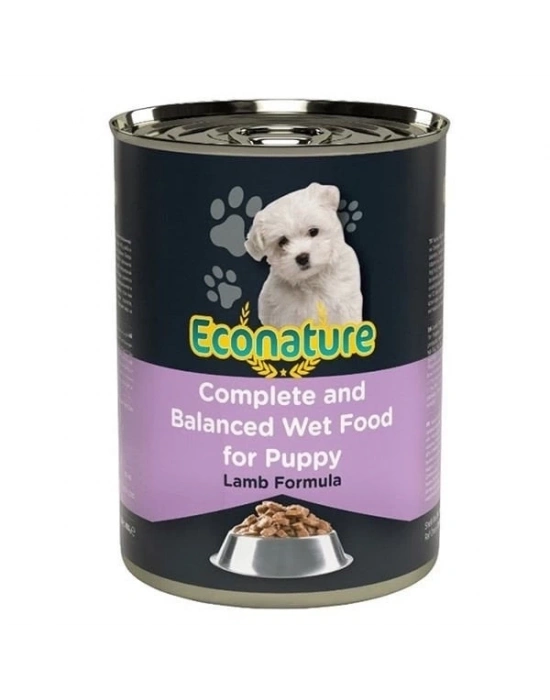 Econature Kuzu Etli Yavru Köpek Konservesi 400 Gr