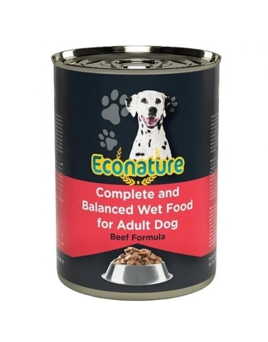 Econature Sığır Etli Yetişkin Köpek Konservesi 400 Gr
