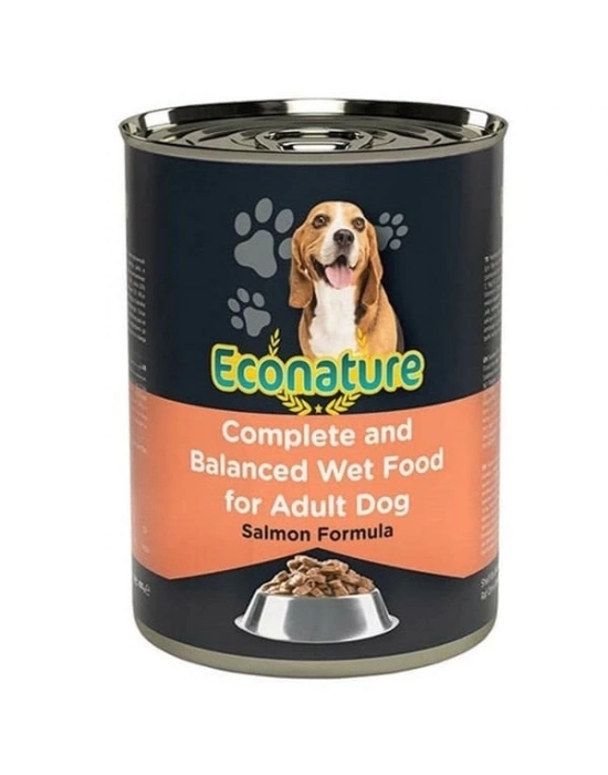 Econature Somonlu Yetişkin Köpek Konservesi 400 Gr