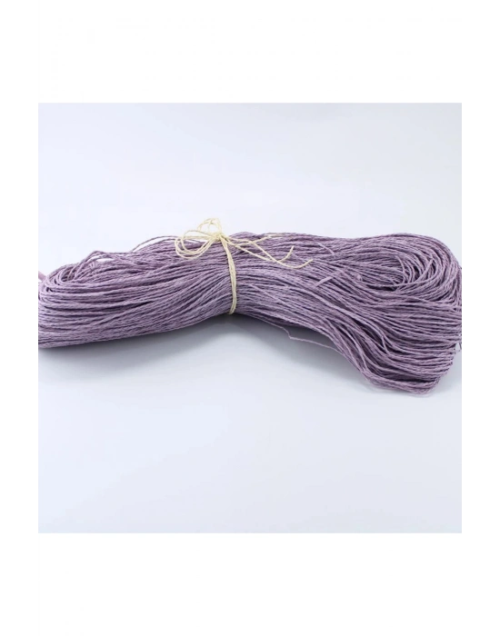 Eflatun Renk Çile Kağıt İp Çanta Ipi Supla Ipi  No:80 - (550-600 gr)