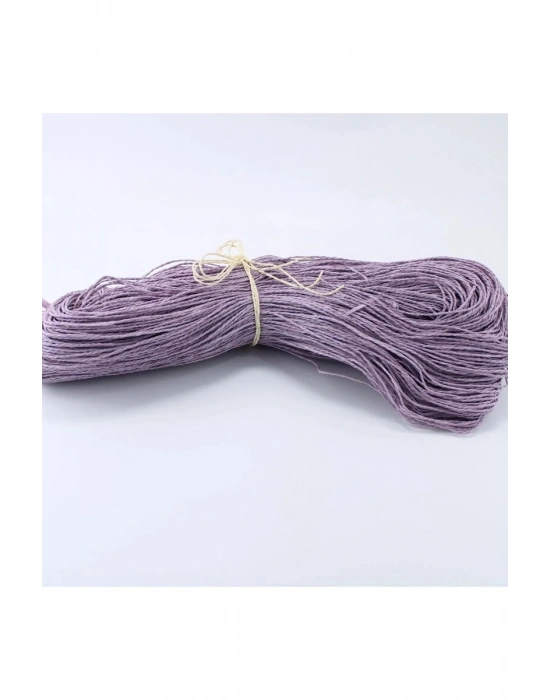Eflatun Renk Çile Kağıt İp Çanta Ipi Supla Ipi  No:80 - (550-600 gr)