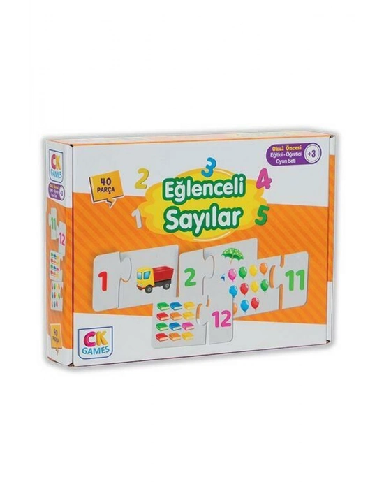 Eğitici Oyun Seti Eğlenceli Sayılar 40 Parça