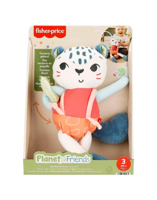 Eğlenceli Dostum Kar Leoparı Peluş HKD64