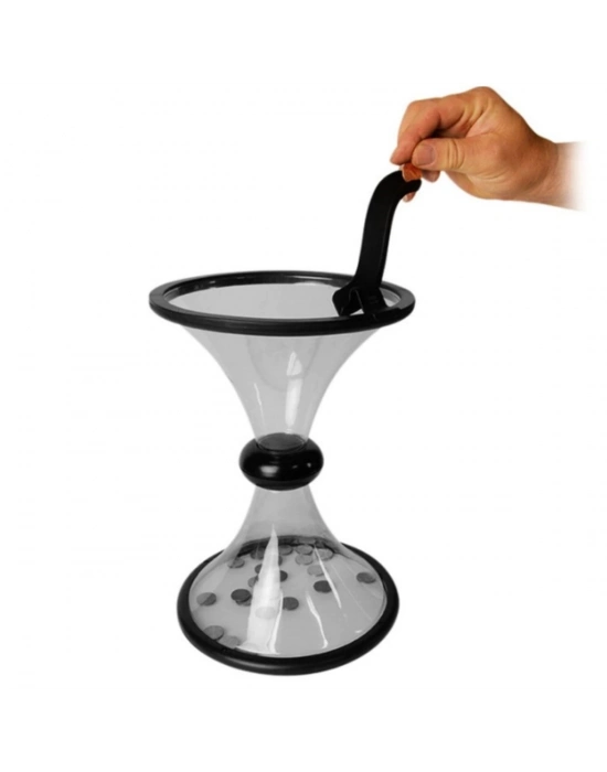 ®  Eğlenceli Huni Şeklinde İlginç Şeffaf Para Biriktirme Kumbarası