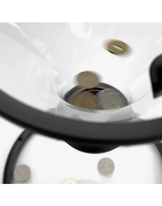 ®  Eğlenceli Huni Şeklinde İlginç Şeffaf Para Biriktirme Kumbarası