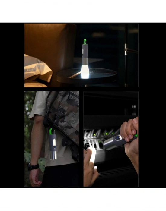 El Feneri Kamp Lambası 750 Lümen Şarjlı Type-c