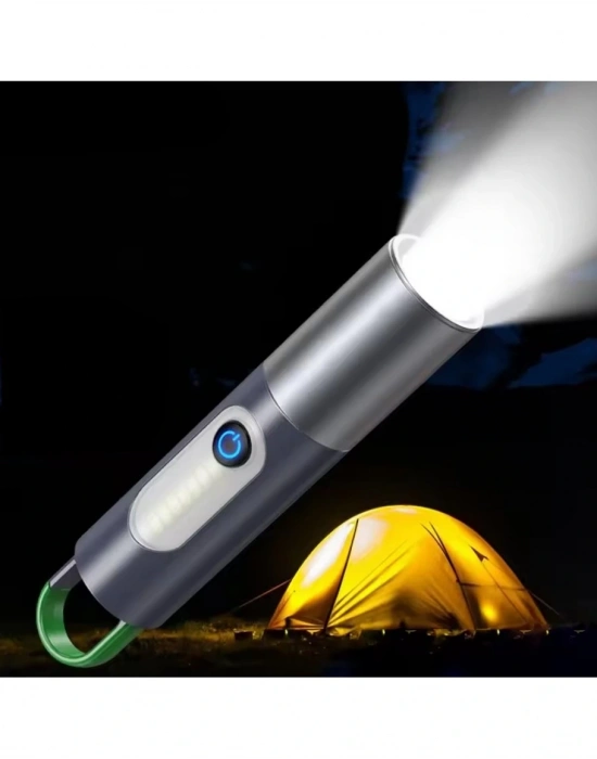 El Feneri Kamp Lambası 750 Lümen Şarjlı Type-c