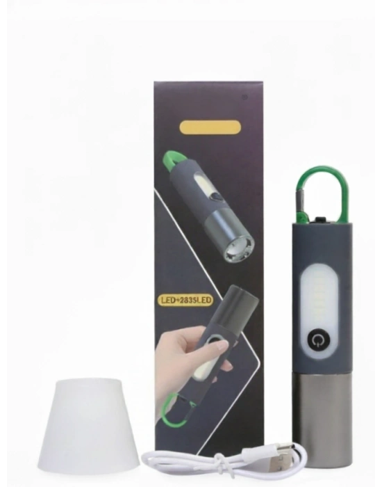 El Feneri Kamp Lambası 750 Lümen Şarjlı Type-c