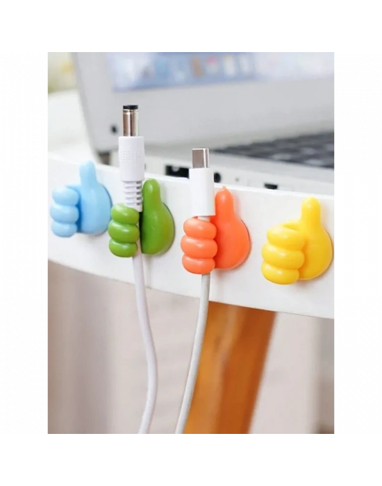 El Şeklinde Kablo Tutucu 10 Adet