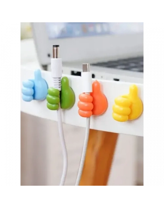 El Şeklinde Kablo Tutucu 10 Adet